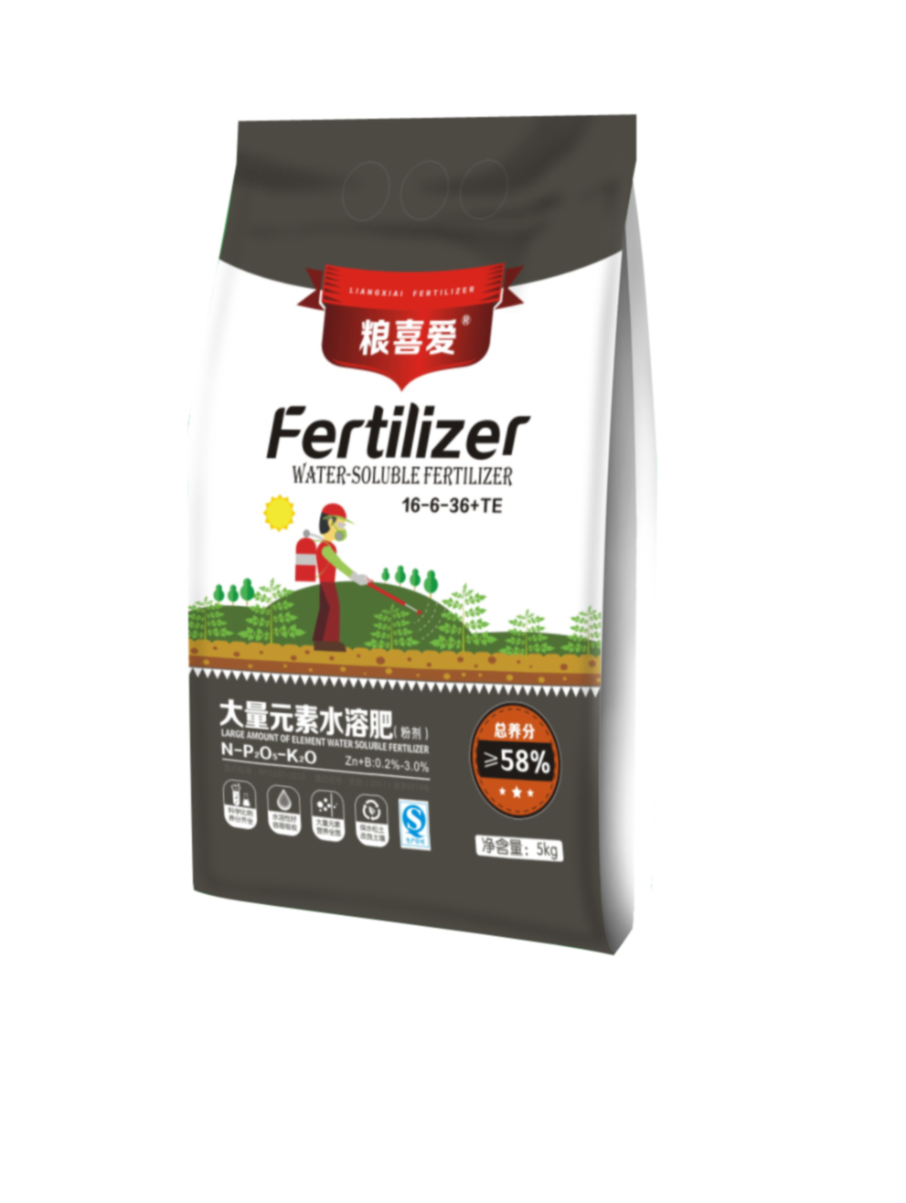 16-6-36+TE大量元素水溶肥 16-6-36+TE大量元素水溶肥